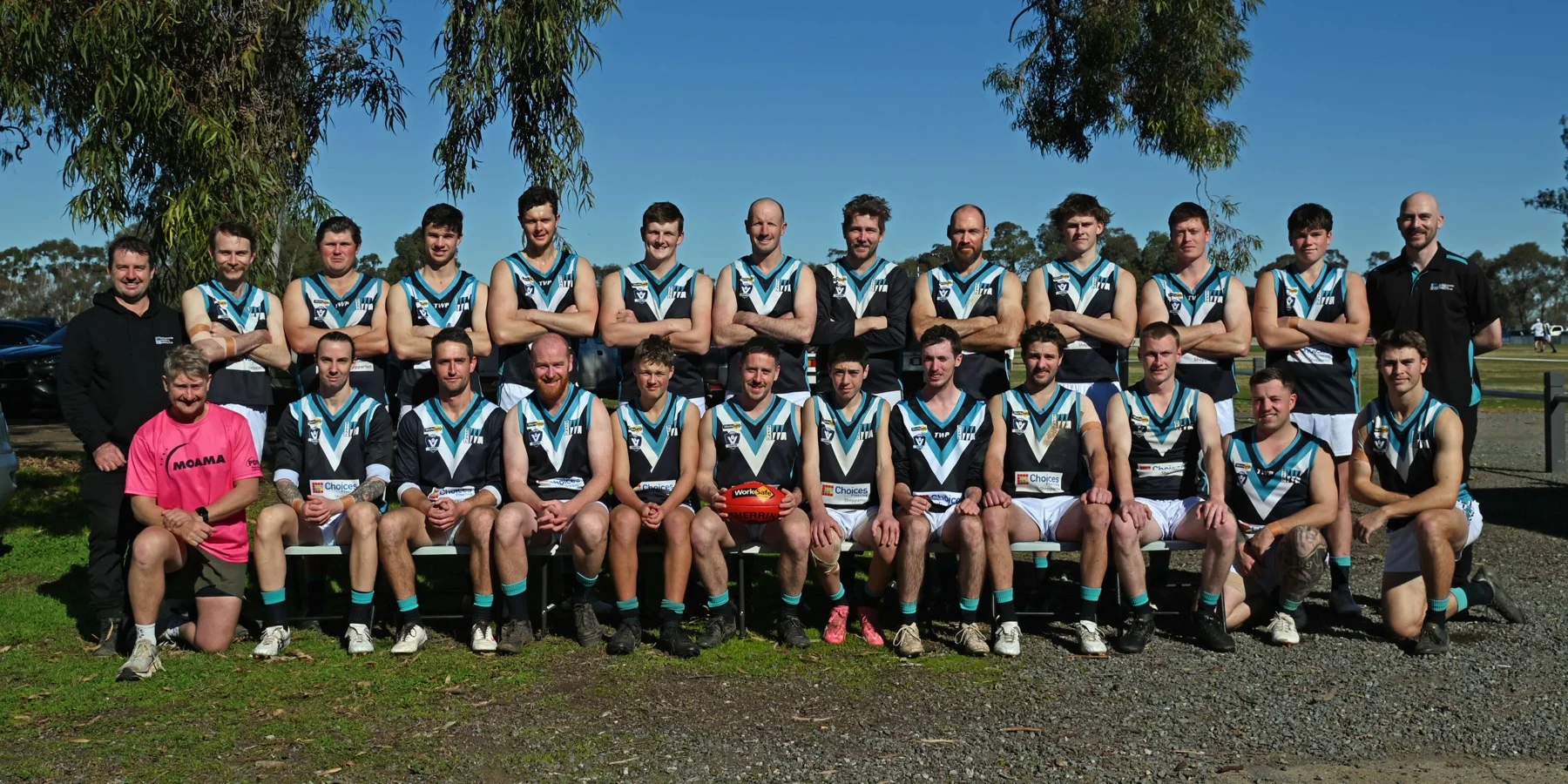 Dookie United senior men's football team — official 2025 team photo
